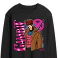 thumbnail image 3 of Marvel X-Men - Gambit With Logo - Men's Long Sleeve Graphic T-Shirt, 3 of 5