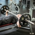 thumbnail image 5 of Power Systems 20kg Men’s Hybrid Olympic Barbell, 86" Black Zinc & Stainless Steel Weight Bar, 5 of 5