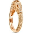 thumbnail image 3 of Pompeii Emery .70Ct Vintage Diamond Antique Engagement 14K Rose Gold (H/I,I1), 3 of 5