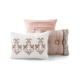 thumbnail image 4 of Mainstays 7-Piece Blush Jacquard Comforter Bedding Set, Full-Queen (Adult), 4 of 11