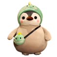 thumbnail image 1 of Muñeco de pingüino kawaii de 25 cm, muñeco de peluche de animal, linda muñeca de dibujos animados para niña, dinosaurio, 1 of 6