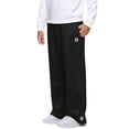 thumbnail image 4 of Chiccall Boys Girls Baggy Sweatpants Elastic Waist Wide Leg Lounge Sweat Pants Casual Versatile Joggers Track Pants with Zippers and Pockets, 4 of 7