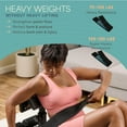 thumbnail image 3 of Lifepro Hip Thrust Machine – Adjustable Glute Workout Equipment for Home – Foldable Booty Builder Glutes Machine for Home & Thrust Glute Bench - Black, 3 of 7