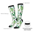 thumbnail image 4 of Naloa Cactus Plants1 Thigh High Socks Extra Long Stretchy Sock Women Over Knee High Opaque Stocking Daily Wear, 4 of 6