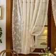 thumbnail image 4 of Nvzi Small Blackout Curtains for Small Window - Beige 140*140cm - 2 slice Rod Pocket Curtains, Short Window Curtains for Kitchen, Bedroom, Bathroom ., 4 of 4