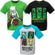 thumbnail image 1 of Pack de 3 Remeras Gráficas de Minecraft para Niños con Creeper, Steve y Alex, 1 of 7