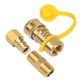 thumbnail image 2 of Almencla Propane Quick Connect Fittings Accessories Practical Quick Connector Adapter, 2 of 8