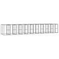 thumbnail image 1 of vidaXL Outdoor Dog Kennel Steel 24.2 m², 1 of 4