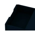 thumbnail image 6 of 21" Farmhouse Nightstand, Wooden Storage Nightstands with 2 Drawers and Gold Legs, Side Bed Table for Bedroom, Living Room, Dark Blue, 6 of 6