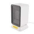thumbnail image 4 of NFTIGB Portable Ceramic Space Heater Oscillating Electric Heater Fan 1000W 3 Modes for Home Office Desk, White (220V UK Plug) - 7.99 inches, 4 of 6