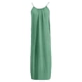 thumbnail image 3 of Kiijoy Girls Sleeveless Backless Maxi Dress Solid Loose Spaghetti Strap Dress, Sizes 12-13, 3 of 4