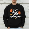 thumbnail image 2 of Mens Pullover Tops Thanksgivingplus Size Fashion Holiday Logo Print Hop Oversized Mens Sweaters,Black,L, 2 of 5
