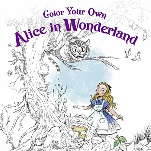 Pre-Owned Color Your Own Alice in Wonderland Paperback