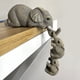 thumbnail image 3 of Figuras de Elefante de Madre Babies, Decorativa Vívida Linda Estatua de Elefante Resina Encantadora Para Dormitorio, 3 of 7