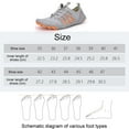 thumbnail image 3 of Calzado De agua Likrtyny Aquashoes antideslizante Transpirable para Surf Buceo Gris 46, 3 of 7