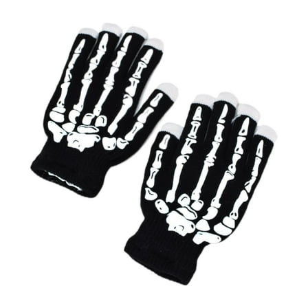 Milageto LED Gloves Adults Light up Gloves for Costume Accessories Concert Light Show