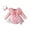 A01-Pink, variant on CAICJ98 Baby Girl Romper Dress Lace Flowers Baby Dress Ruffle Long Sleeve Romper Fall Winter Festival Clothes with Bow Headband (Pink,9-12 Months)