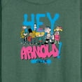 thumbnail image 3 of Hey Arnold! - Arnold Spray Paint 96 - Women's Lightweight French Terry Long Sleeve Shirt, 3 of 5
