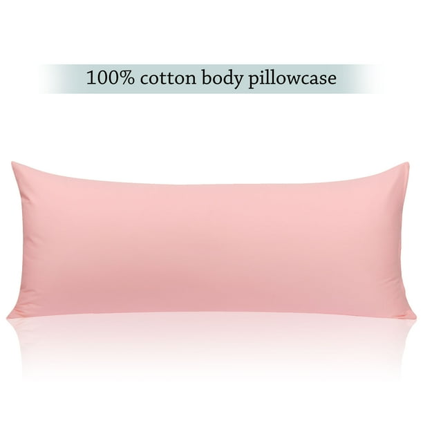 Egyptian Cotton Body Pillow Case, Body Pillow Cover, 1 Each Zippered