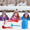 thumbnail image 4 of Herrnalise Toys for Boy 3-6 Years Snow Snowball Maker Clip Maker Animal Shaped Snow Sand Mold Tool Winter Snow Toys Kit, 4 of 8