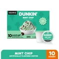 thumbnail image 3 of Dunkin’ Mint Chip Artificially Flavored Coffee, Keurig K Cup Pods, 10 Count Box, 3 of 15
