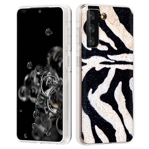 TalkingCase Slim Phone Case Compatible for Samsung Galaxy S21 5G, S30,(Not S21+,S21 Ultra),Zebra Stripe 2 Print,Lightweight,Flexible,Soft, USA