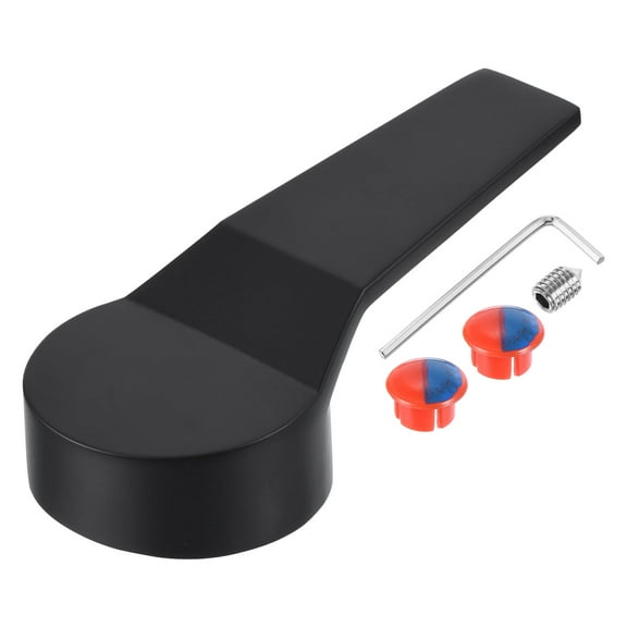 Uxcell 40mm Single Lever Faucet Handle for Kitchen,4.6"x2", Black