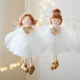 thumbnail image 3 of Christmas Angel Ornaments - 3 Pcs Plush Hanging Doll Pendant for Holiday Xmas Birthday Party Decor（Love, stars and snowflakes）, 3 of 5