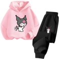 thumbnail image 2 of Sudadera con capucha de moda divertida de los años 90, sudaderas góticas Y2k, conjunto de sudadera con capucha Kuromi japonesa, sudadera para niñas, ropa, tops, sudadera, ropa, 2 of 5