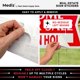 thumbnail image 4 of Paquete de 10 Stickers Vinilo Mediz para Bienes Raíces, Removibles y Reutilizables, 4 of 7
