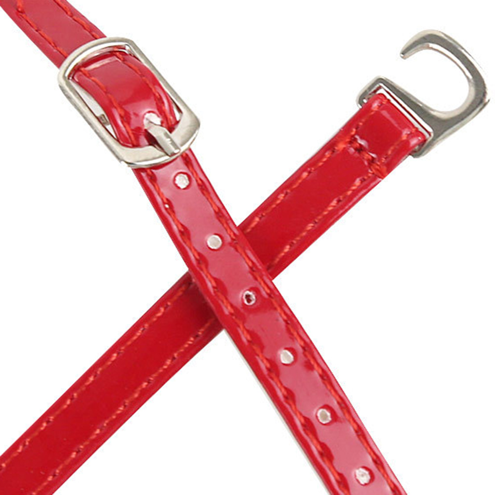 SPRING PARK 1 Pair Lady Detachable PU Leather Shoe Strap Lace Band for Holding Loose High Heeled Shoes - image 5 of 6