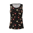 thumbnail image 5 of Goofa Red White Flowers Printed Womens Workout Tops for Women Sleeveless Yoga Shirts Athletic Running Tank Tops Sleeveless Gym Clothes Workout Apparel-X-Large, 5 of 9