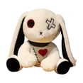thumbnail image 2 of Juguete de Peluche Hugo Dreadful Bunny Muñeco de conejo 25cm Blanco, 2 of 9