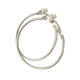 thumbnail image 2 of Pendientes de aro grande Qarigey de Color acero para mujer tipo31, 2 of 6
