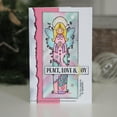 thumbnail image 2 of Woodware Craft Collection Woodware Clear Singles Patch Angel 4 in x 6 in Stamp, 2 of 2