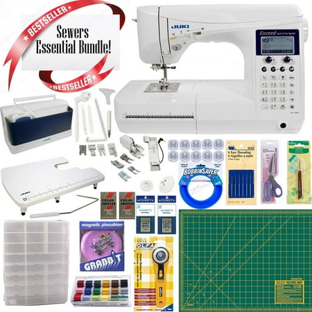 Juki F600 Computerized Sewing Machine with 8 inch Throat (Deluxe Model) w/ Sewing essential Bundle