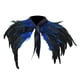 thumbnail image 1 of Bufanda de cuello tipo chal Fernando de plumas sintéticas envoltura cómoda para hombros Azul, 1 of 8