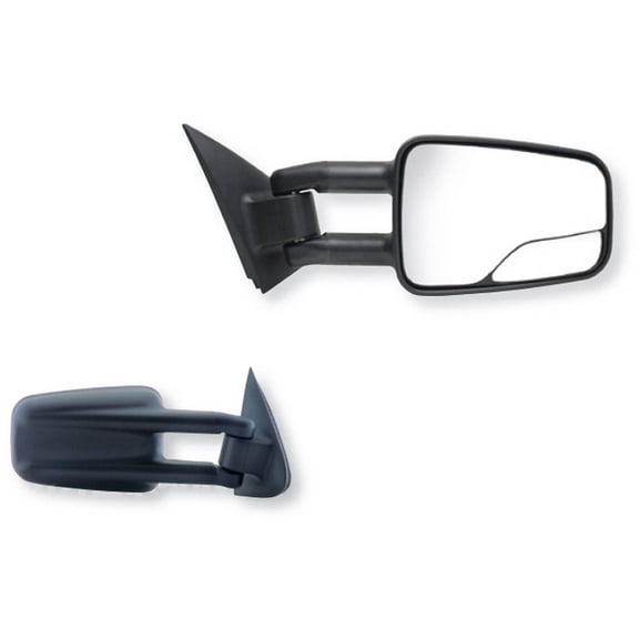 62049-50G - Fit System 99-07 Cadillac Escalade, Chevrolet Avalanche, Silverado, Suburban, Tahoe, GMC Sierra, Yukon, towing Mirror, w/spot Mirror, OEM Style Towing, Pair - check for fitment