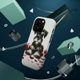 thumbnail image 3 of DistinctInk Tough Case for Apple iPhone 14 Pro MAX (6.7" Screen), Compatible with MagSafe Charging - Valentine's Day Miniature Schnauzer Puppy, 3 of 6