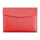 thumbnail image 2 of PU Leather A4 Envelope Folder Portable Document Bag Travel File Organizer Holder Document Storage Pockets File Pouches Sleeves for Office, 2 of 6
