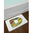 thumbnail image 2 of Letter D Bath Mat, Letter of Ornament D from Alphabet Winter Color Scheme Designs Old School Retro, Non-Slip Plush Mat Bathroom Kitchen Laundry Room Decor, 29.5 X 17.5 Inches, Multicolor, Ambesonne, 2 of 2