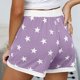 thumbnail image 4 of Pantalones Cortos Casuales de Verano para las Mujeres Bolsillo de Cordón de la Estrella de la Moda, Pantalones de Cintura Elásticos para Dormir en el Hogar, 4 of 8