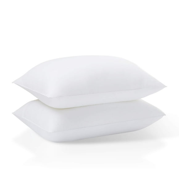 Acanva Basic Bed Pillow Soft Rest Cushion Stuffer for Sleeping King White 2 Count