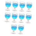 thumbnail image 1 of Copas de vino en miniatura para casa de muñecas, vasos de agua con escena de vida, vasos para beber, decoración, accesorios en miniatura de cocina, 10 Azul, 1 of 10