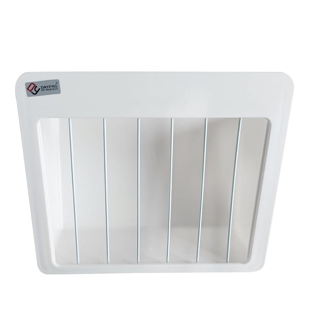 KAKOWELY Rabbit Hay Rack Bunny Hay Feeder Rabbit Cage Hay Dispenser Hay Storage Holder,9.84"X7.87"X5.51"