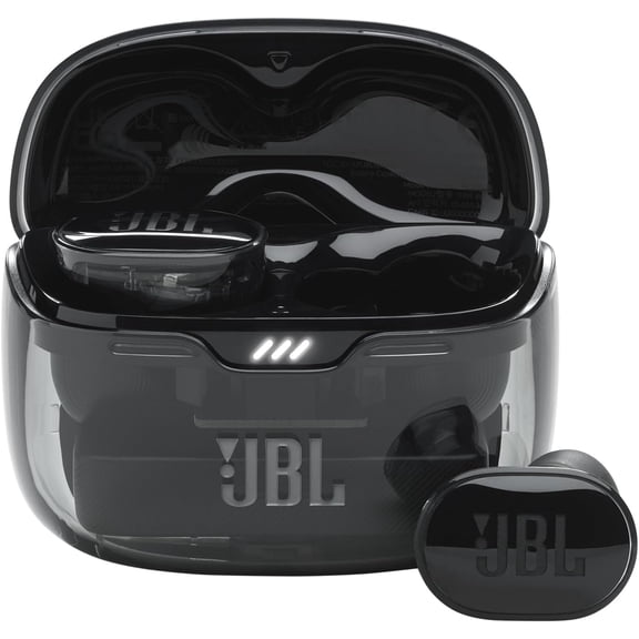 JBL Tune Buds - True Wireless with Active Noise Cancelling in-Ear Earbuds - Ghost Edition Black (Sold without manufacturer warranty)