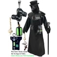 thumbnail image 2 of Capa negra de Costume Absolute Vibe Plague Doctor, talla grande, 2 of 6