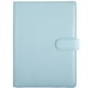 thumbnail image 1 of Cuaderno A5 de una sola capa, de cuero sintético, recargable, con 6 anillas y cierre, ideal para manualidades., 1 of 3