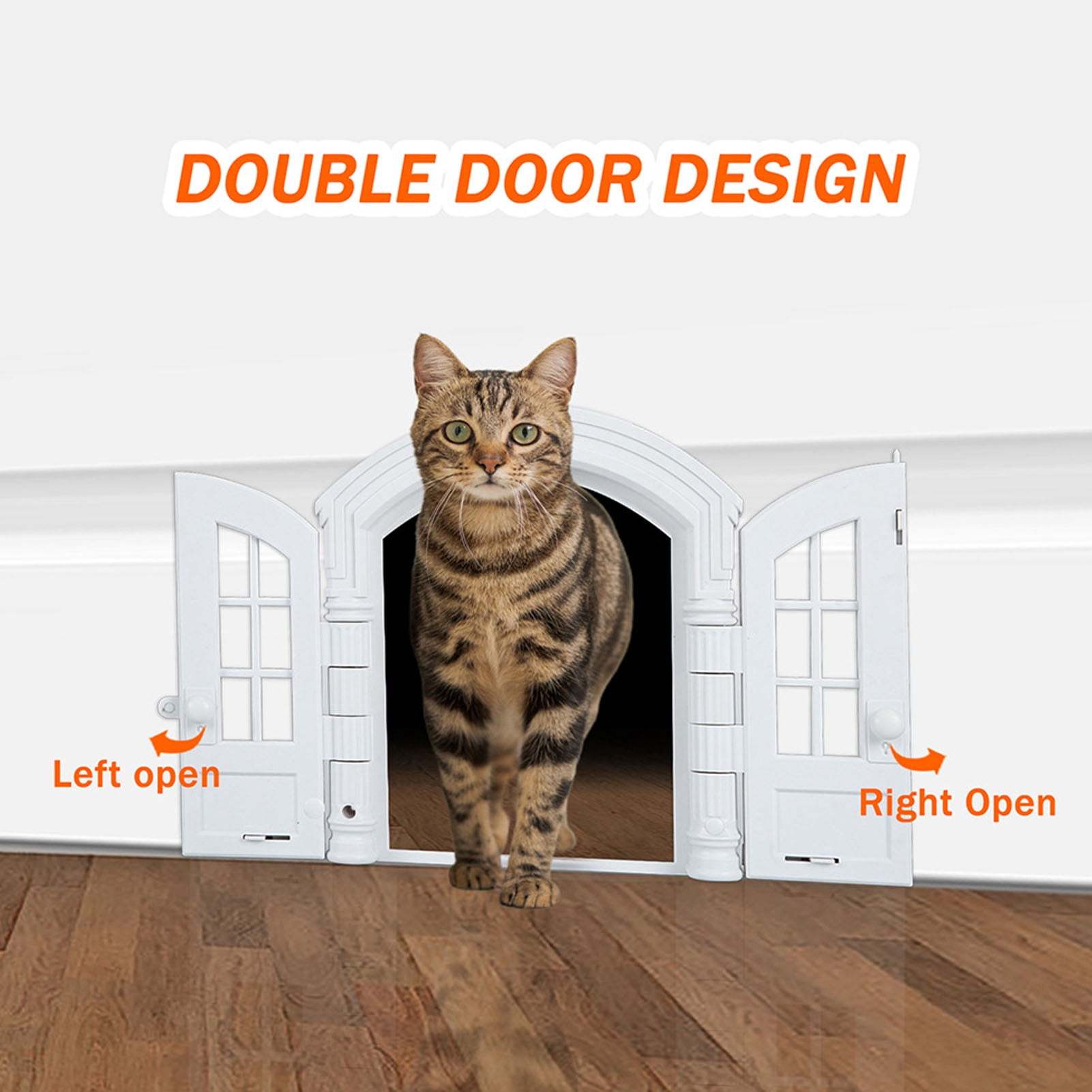 French Cat Door, Thickened Easy Installation Interior Pet Dog Door