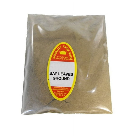Family Size Refill Marshalls Creek Spices Bay Leaves Ground, 28 ounces